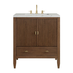 James Martin Myrrin 30" Single Vanity with 3 CM Countertop