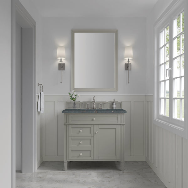 James Martin Brittany 36" Single Vanity with 3 Countertop