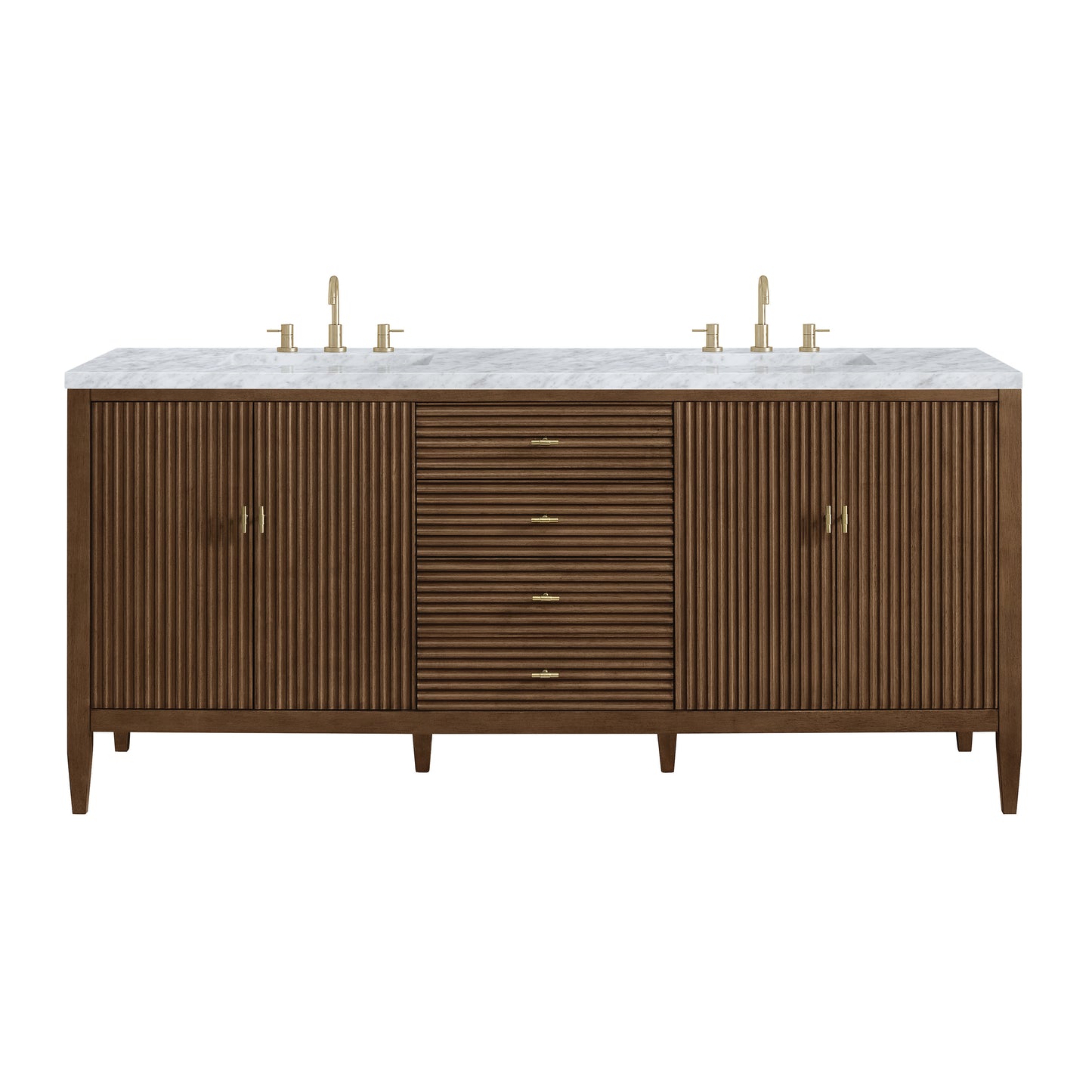 James Martin Myrrin 72" Double Vanity with 3 CM Countertop