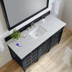 James Martin Brittany 60" Single Vanity with 3 CM Countertop & FreePower Wireless Charger