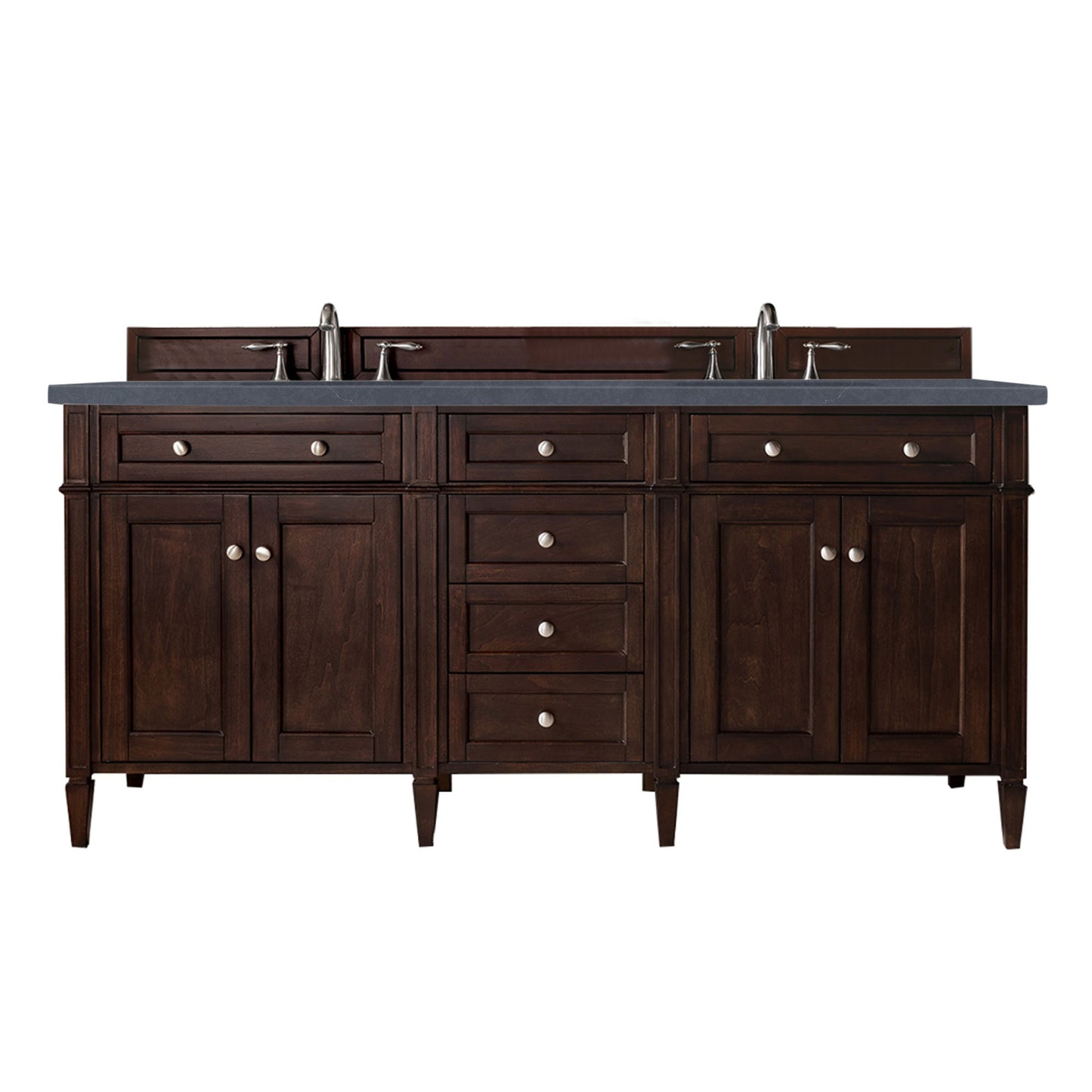 James Martin Brittany 72" Double Vanity with 3 CM Countertop