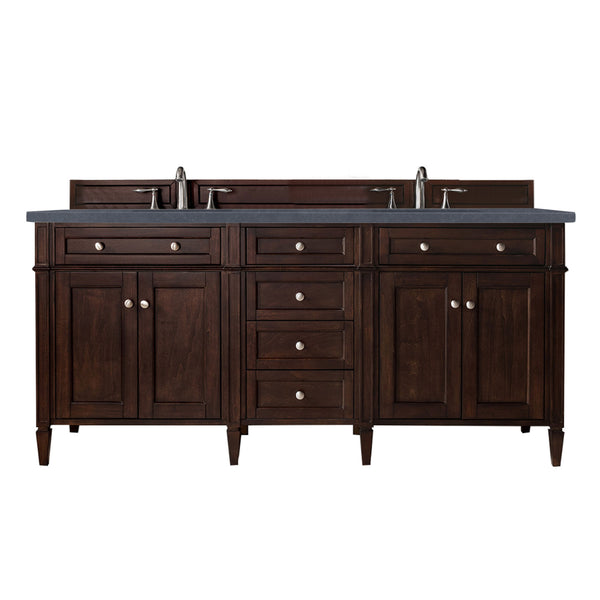 James Martin Brittany 72" Double Vanity with 3 CM Countertop