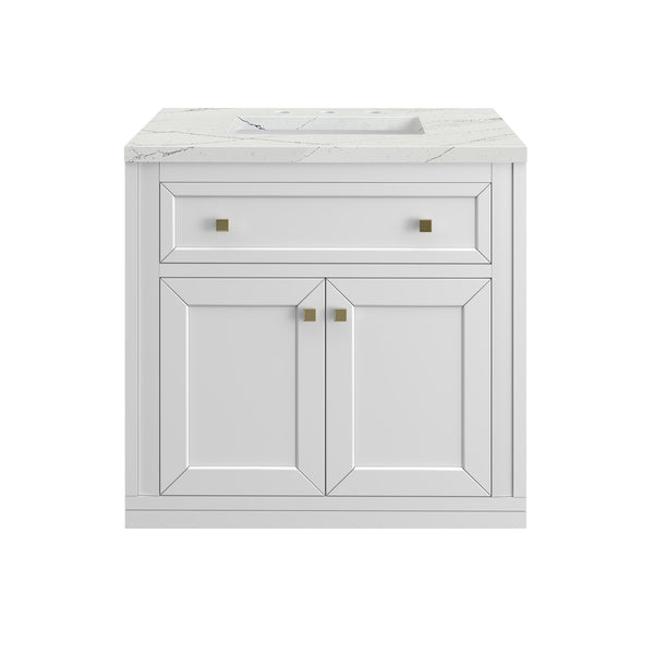James Martin Chicago 30" Single Vanity with 3 CM Countertop