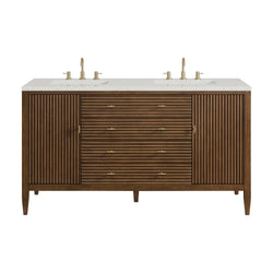 James Martin Myrrin 60" Double Vanity with 3 CM Countertop