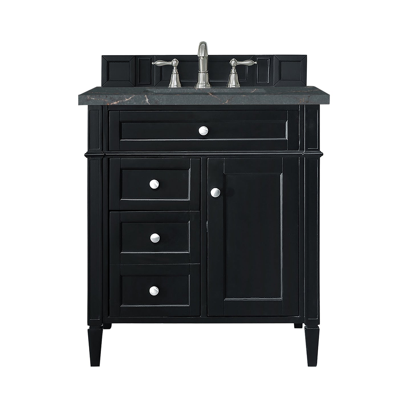 James Martin Brittany 30" Single Vanity with 3 CM Countertop