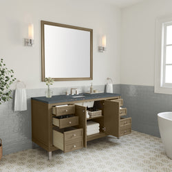 James Martin Chicago 60" Single Vanity with 3 CM Countertop