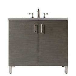 James Martin Metropolitan 36" Single Vanity with 3 CM Top - Luxe Bathroom Vanities