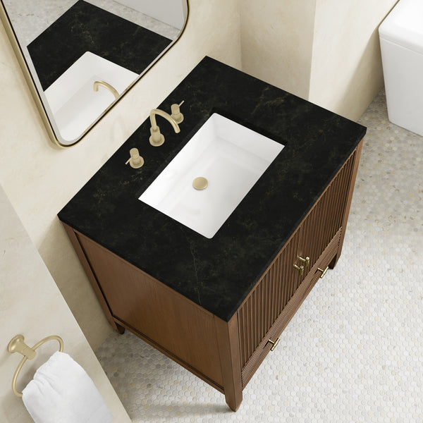 James Martin Myrrin 30" Single Vanity with 3 CM Countertop