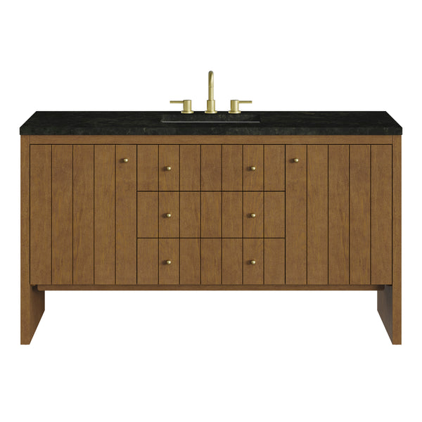 James Martin Hudson 60" Single Vanity with 3 CM Countertop