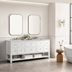 James Martin Breckenridge 72" Double Vanity w/ 3 CM Countertop