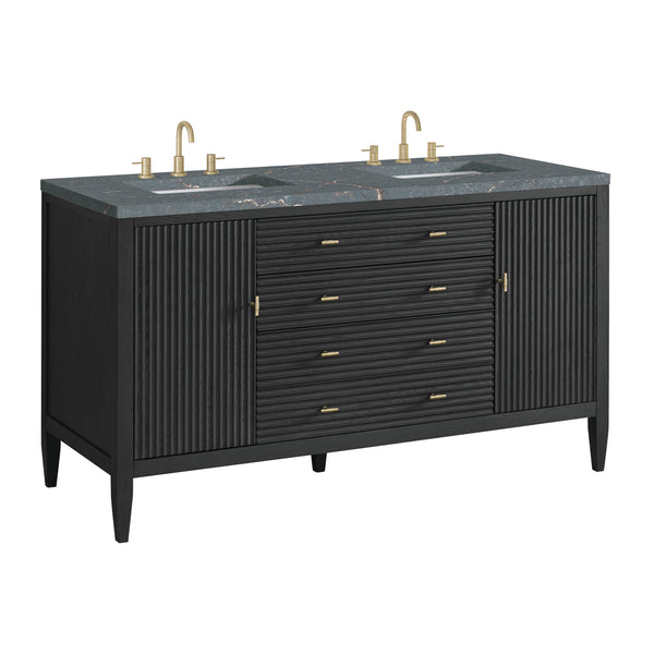 James Martin Myrrin 60" Double Vanity with 3 CM Countertop