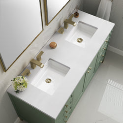 James Martin Chicago 60" Double Vanity with 3 CM Countertop