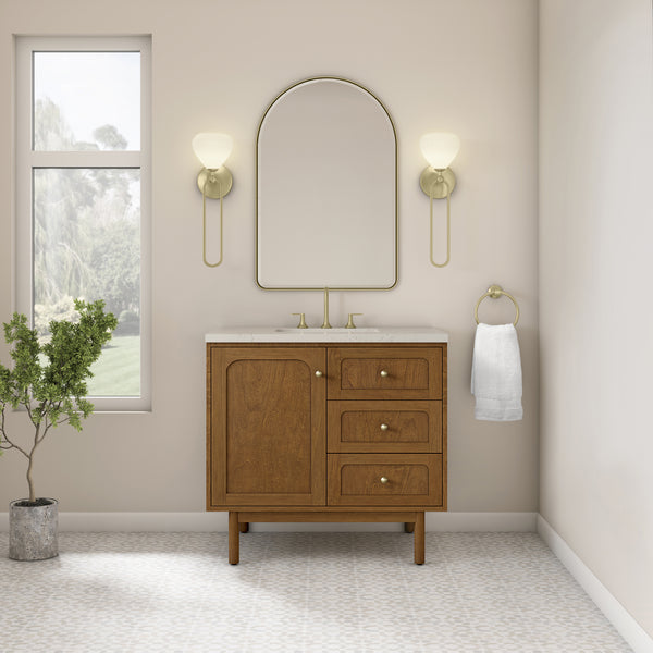James Martin Laurent 36" Single Vanity with 3 CM Countertop