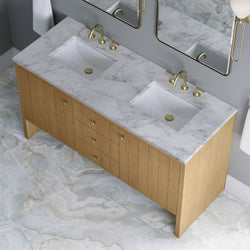 James Martin Hudson 60" Double Vanity with 3 CM Countertop