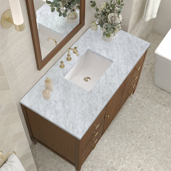 James Martin Myrrin 48" Single Vanity with 3 CM Countertop