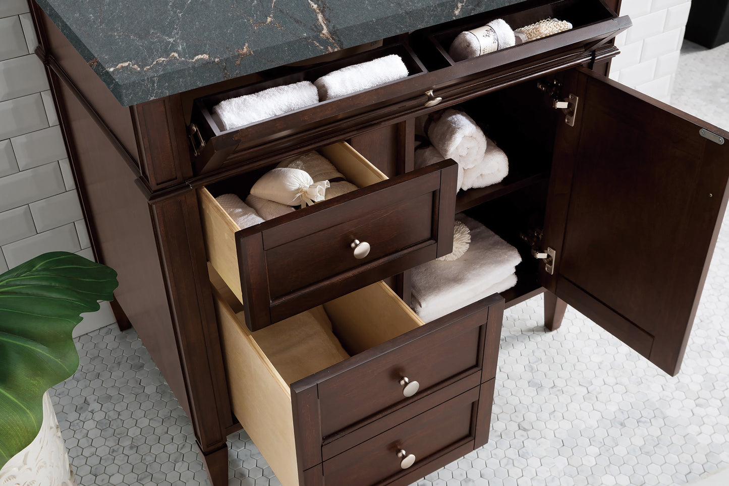 James Martin Brittany 36" Single Vanity with 3 Countertop
