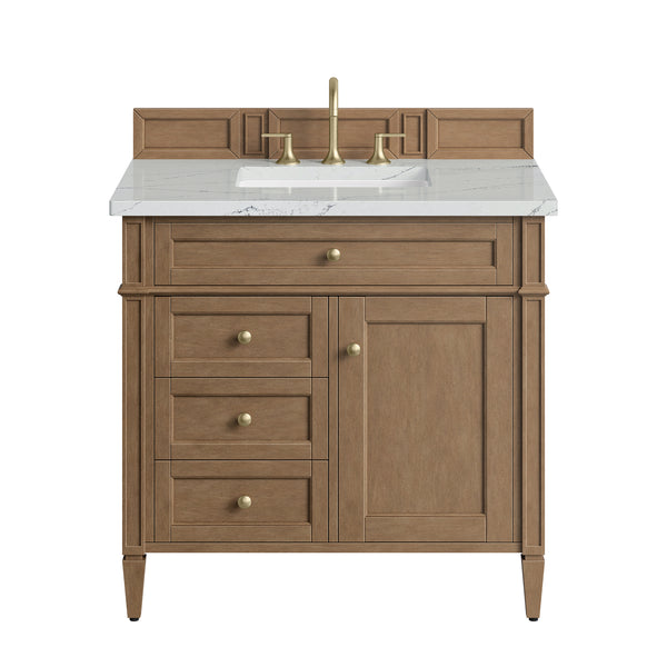 James Martin Brittany 36" Single Vanity with 3 Countertop