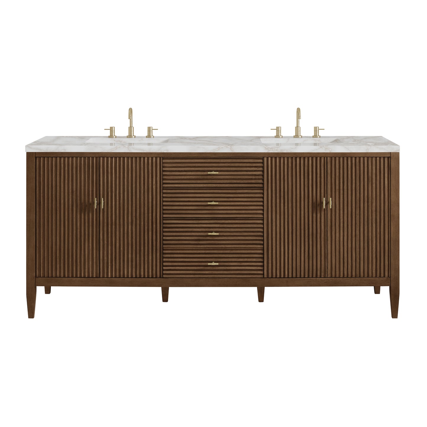James Martin Myrrin 72" Double Vanity with 3 CM Countertop