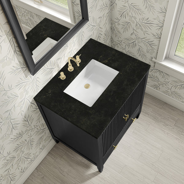 James Martin Myrrin 30" Single Vanity with 3 CM Countertop