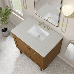 James Martin Laurent 36" Single Vanity with 3 CM Countertop