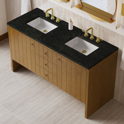 James Martin Hudson 60" Double Vanity with 3 CM Countertop