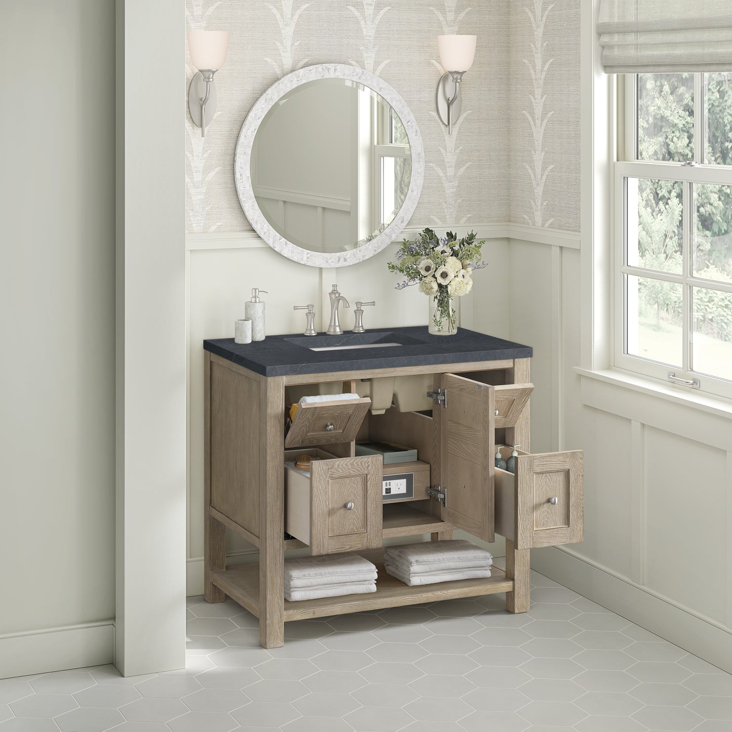 James Martin Breckenridge 36" Single Vanity w/ 3CM Countertop