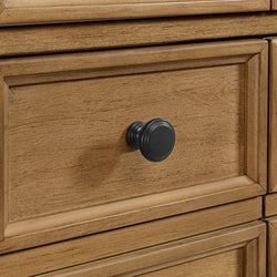 James Martin Malibu 36" Single Vanity, Amber Birch w/ Single Hole 3 CM White Zeus Top & Backsplash - Luxe Bathroom Vanities