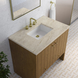 James Martin Hudson 36" Single Vanity with 3 CM Countertop
