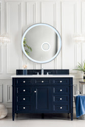 James Martin Brittany 48" Single Vanity with 3 CM Countertop & FreePower Wireless Charger