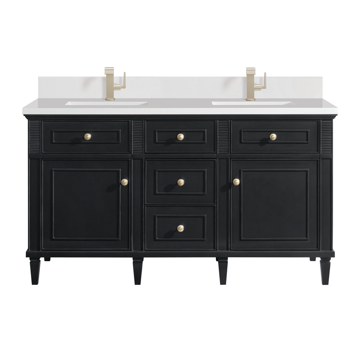 James Martin 60" Lorelai Double Vanity - Luxe Bathroom Vanities