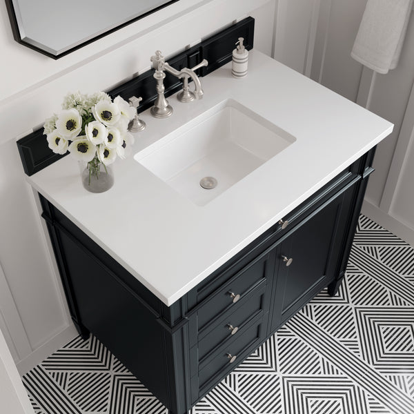 James Martin Brittany 36" Single Vanity with 3 Countertop