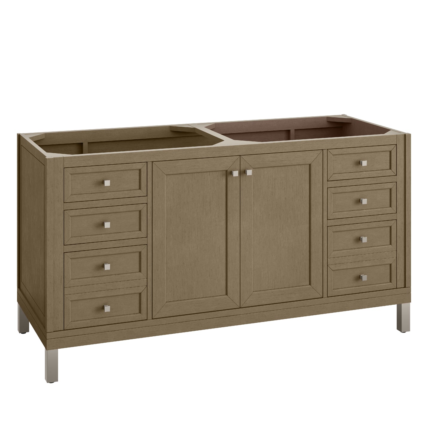 James Martin Chicago 60" Double Vanity with 3 CM Countertop