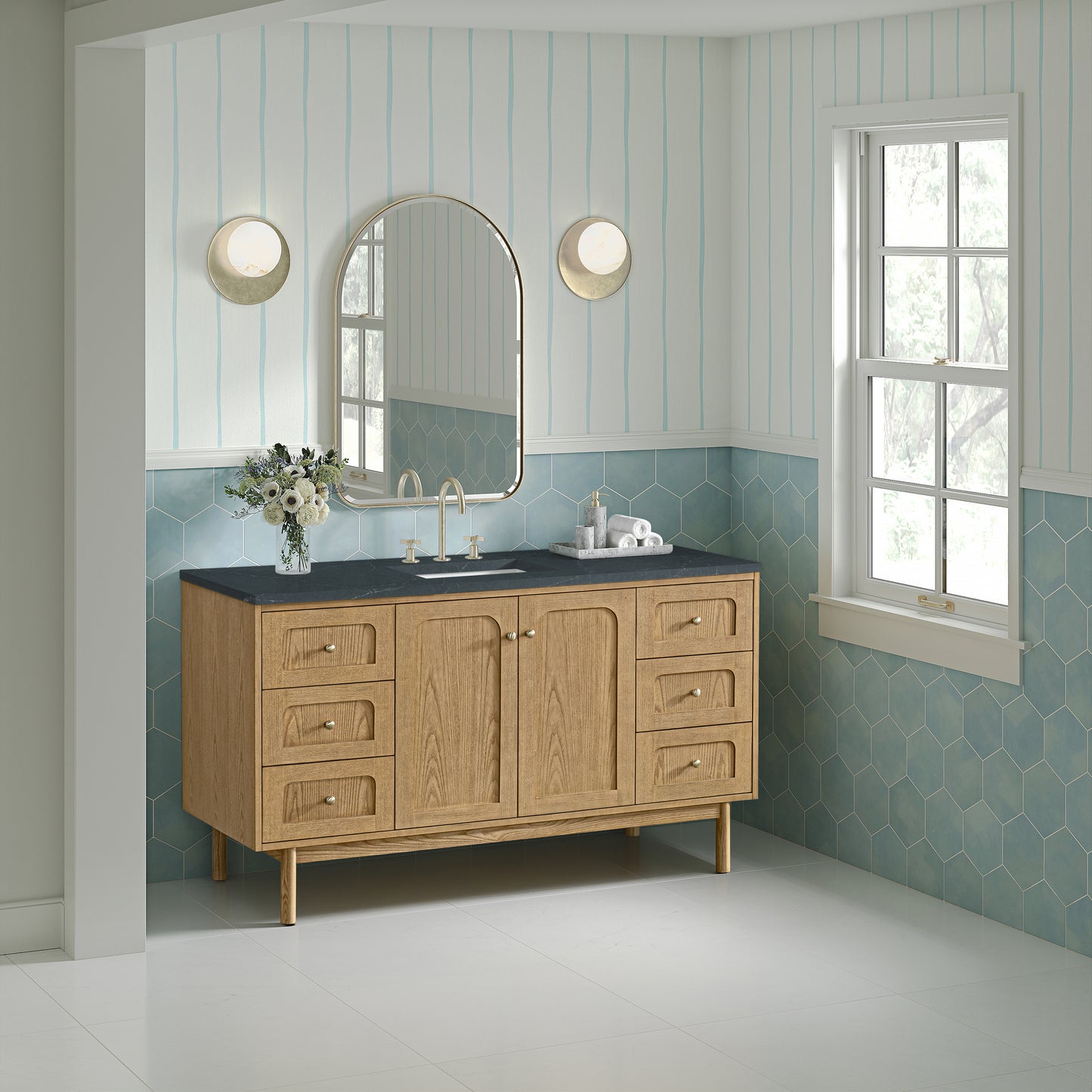 James Martin Laurent 60" Single Vanity with 3 CM Countertop