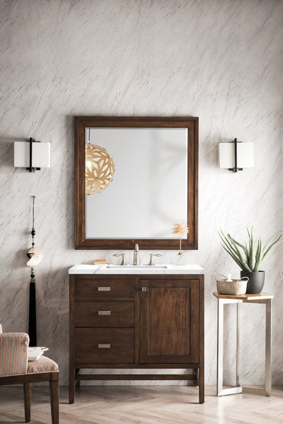 James Martin Addison 36" Single Vanity with 3CM Top - Luxe Bathroom Vanities