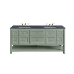 James Martin Breckenridge 72" Double Vanity w/ 3 CM Countertop