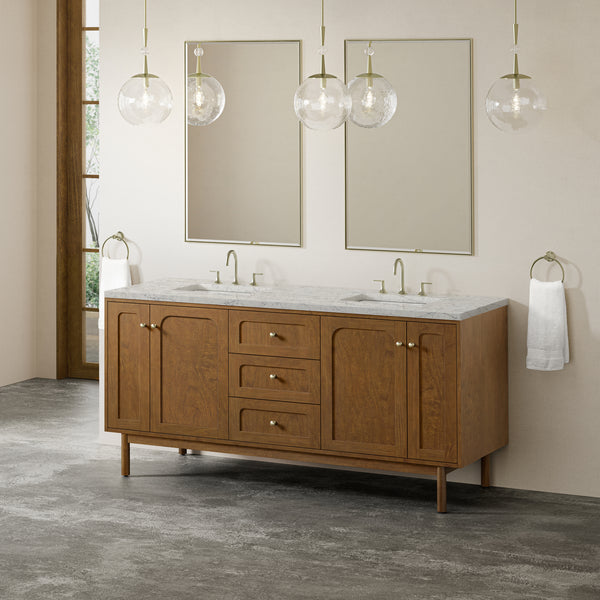James Martin Laurent 72" Double Vanity with 3 CM Countertop