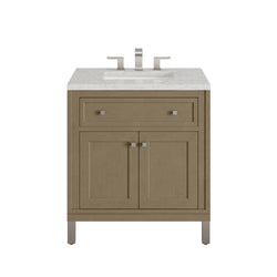 James Martin Chicago 30" Single Vanity with 3 CM Countertop