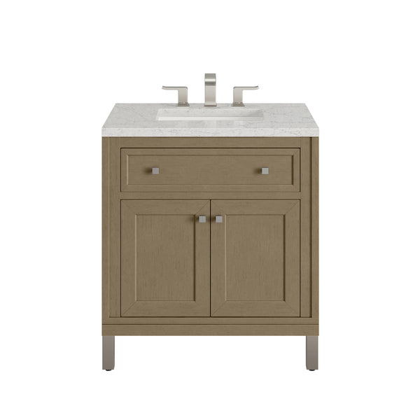 James Martin Chicago 30" Single Vanity with 3 CM Countertop