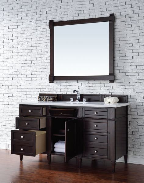James Martin Brittany 60" Single Vanity with 3 CM Countertop