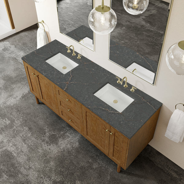 James Martin Laurent 72" Double Vanity with 3 CM Countertop