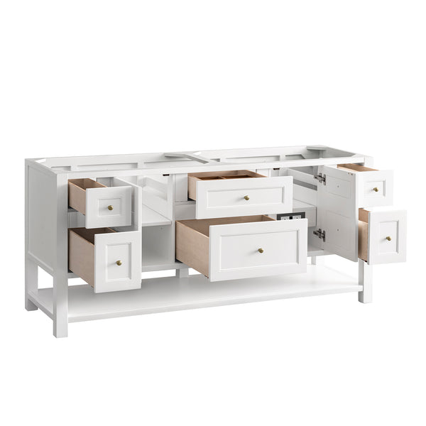 James Martin Breckenridge 72" Double Vanity w/ 3 CM Countertop