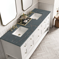 James Martin Breckenridge 72" Double Vanity w/ 3 CM Countertop