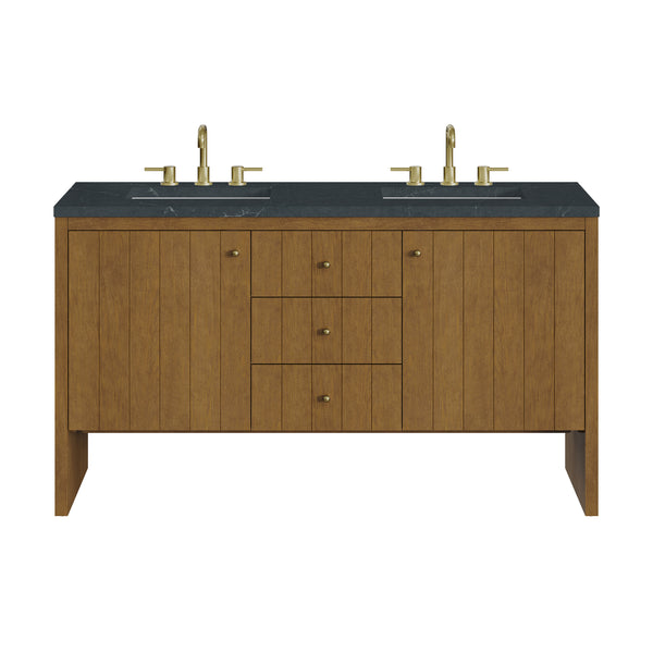 James Martin Hudson 60" Double Vanity with 3 CM Countertop