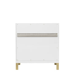 James Martin Chicago 30" Single Vanity with Single Hole 3CM White Zeus Silestone Top & Backsplash
