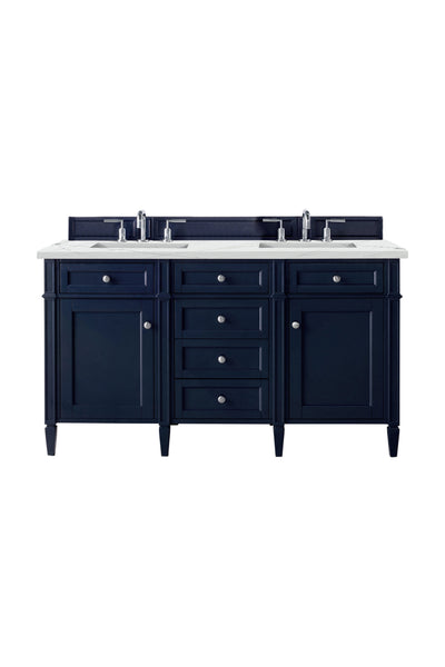 James Martin Brittany 60" Double Vanity with 3 CM Countertop