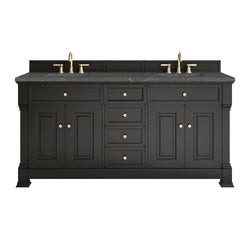 James Martin Brookfield 72" Double Vanity with 3 CM Countertop & FreePower Wireless Charger