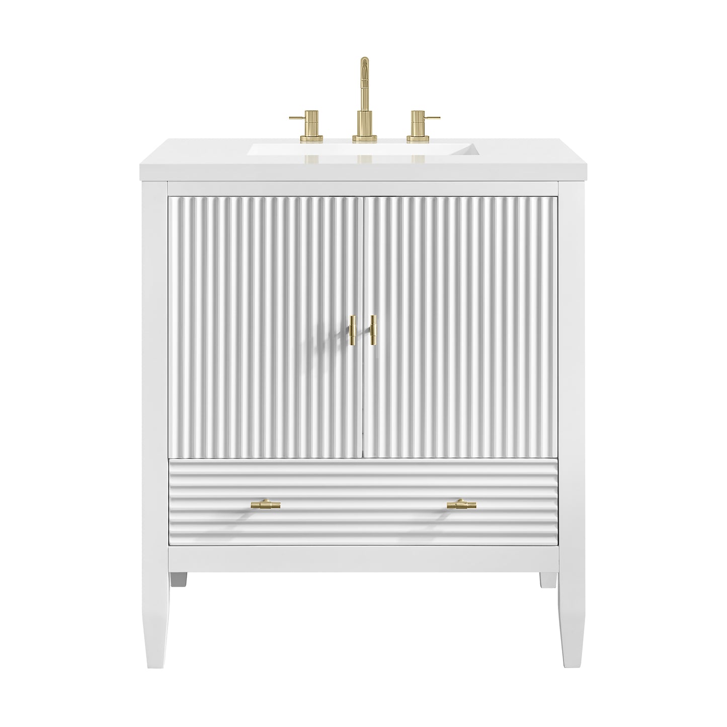 James Martin Myrrin 30" Single Vanity with 3 CM Countertop