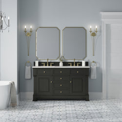 James Martin Brookfield 60" Double Vanity with 3 CM Countertop & FreePower Wireless Charger
