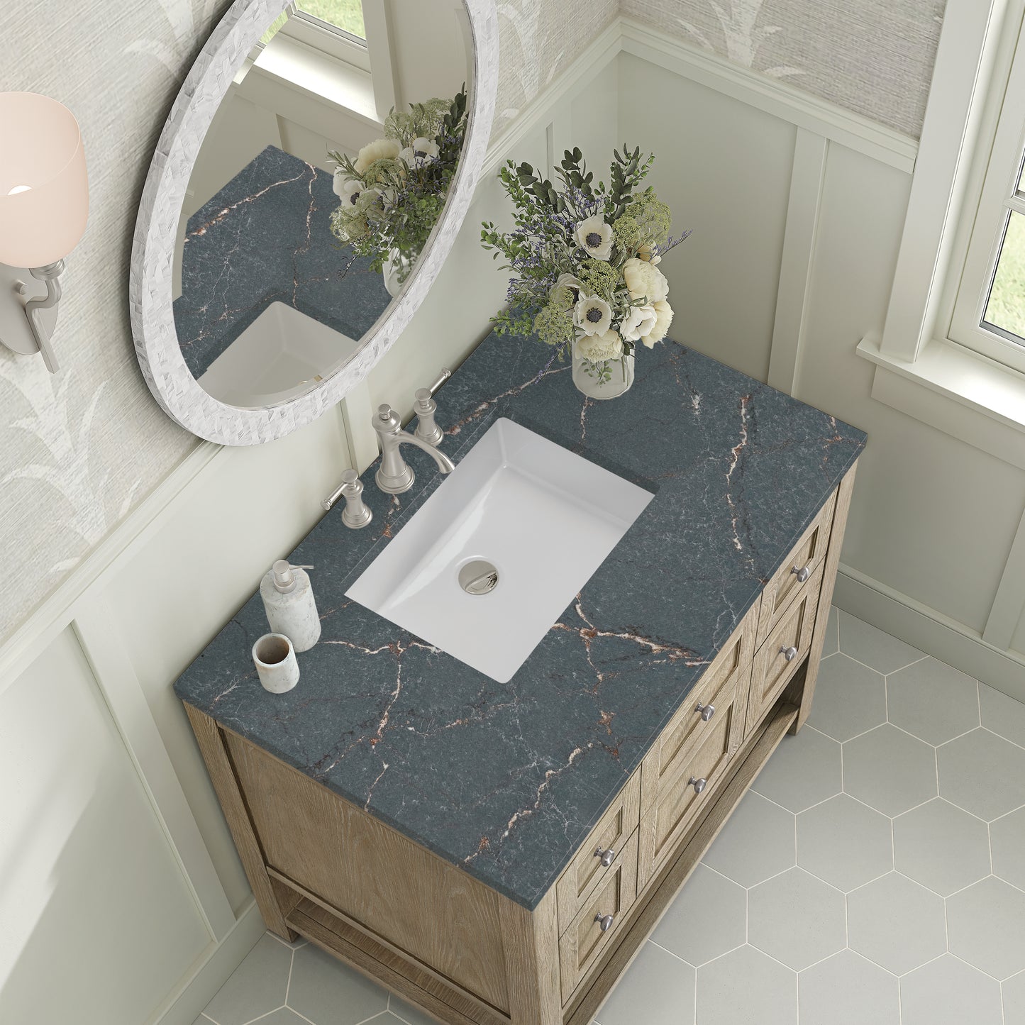 James Martin Breckenridge 36" Single Vanity w/ 3CM Countertop