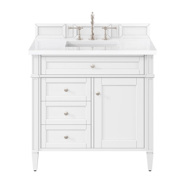 James Martin Brittany 36" Single Vanity with 3 Countertop